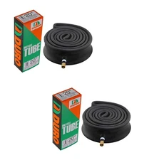 2 DURO 20" x 1.75"/2.125" Bicycle THORN PROOF Inner Tube 33mm Schrader Valve