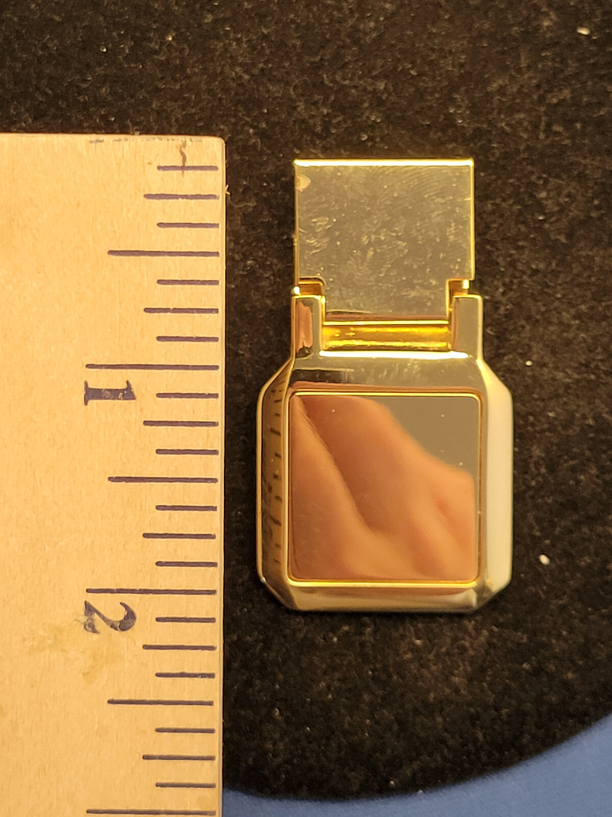 Gold-Tone Money Clip by Bey-Berk Int'l – 2 Inch Slim Design (Item #138)-image