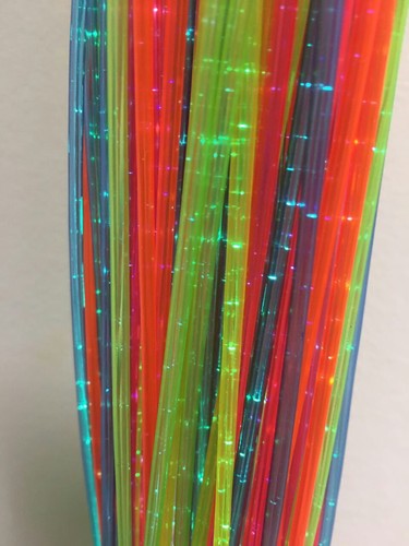 Fibre optic side glowing flexible sparkling ,lightning 3 x 0.75mm in UV pvc tube - Picture 2 of 12