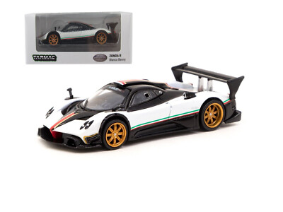 Tarmac Works 1:64 Global64 Pagani Zonda R Bianco Benny Model T64G-TL015-WH