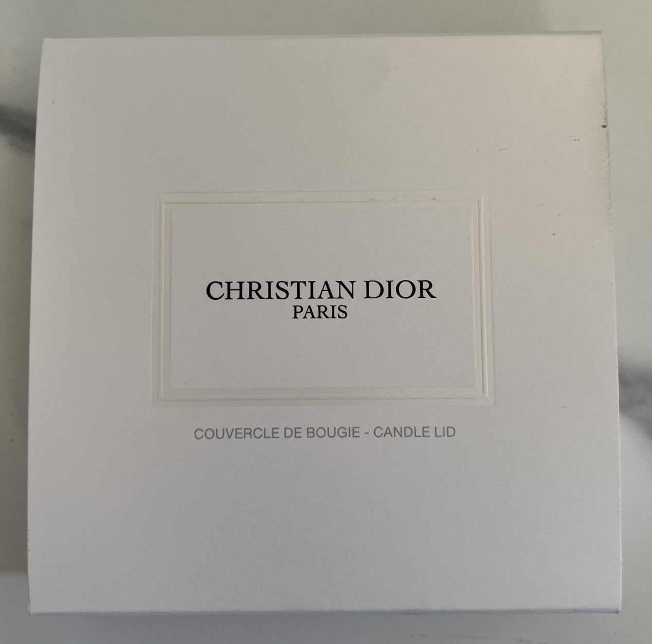 Christian Dior Candle Stand & Candle Cover Lid Set Gift NEW eBay