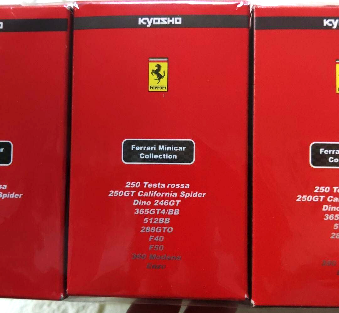 Kyosho 1/64 Ferrari Minicar Collection Complete Box Set of 28 w