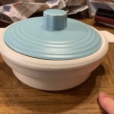 Vintage California Pottery Covered Casserole Dish