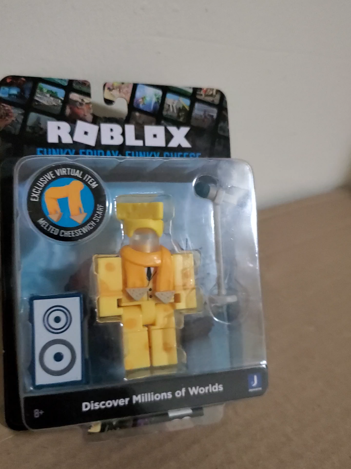 ROBLOX FUNKY FRIDAY FUNKY CHEESE Figurine Video Game Virtual Item Code  BRAND NEW