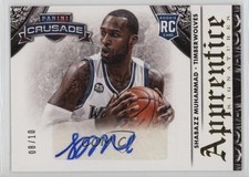 2013 Panini Crusade Apprentice Signatures Gold /10 Shabazz Muhammad #1 Auto 3s8