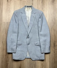 Vintage American Craftsman Blazer Men’s Size 36 Gray Suit Jacket Two Button