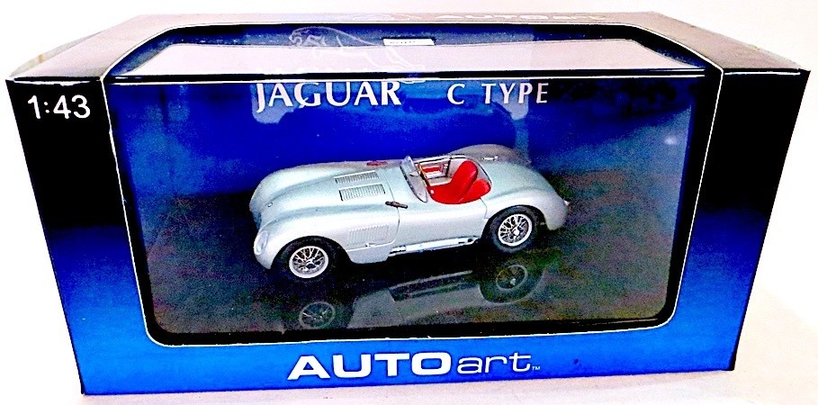 AUTOart Jaguar C Type Silver 53502