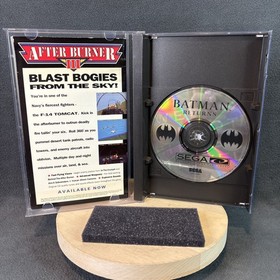 SEGA CD - Batman Returns - Game, Manual, Reprint Art, & Reg Card - Refurb, VG