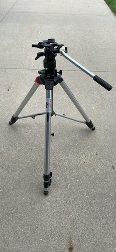 Bogen 3036 Tripod Manfrotto Professional 3047 Head and Side Arm - Picture 2 of 14