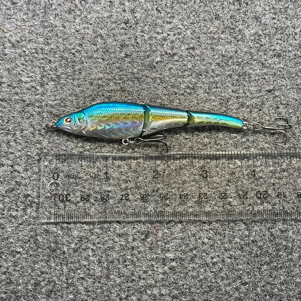 Señuelo Sebile Magic Swimmer 95 SK cebo de natación de hundimiento lento 3/8 oz 3,75" - azul Althea Foto 2 de 4