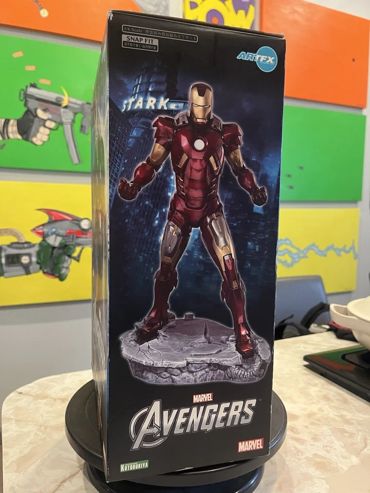Kotobukiya Iron Man Mark 7 ARTFX Estatua Marvel Vengadores Coleccionable Foto 3 de 3