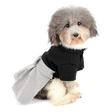 RANPHY Dog Clothes Kimono Hakama Japanese Clothing Small Dog Dog Wear Crested