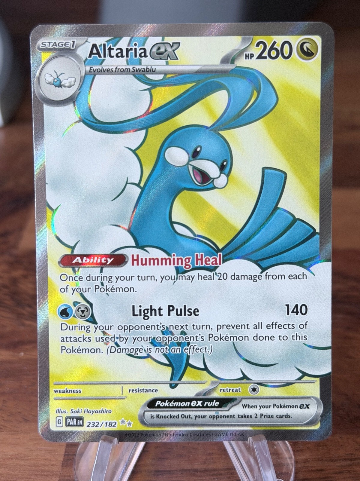 Altaria ex Holo Ultra Rare SV04: Paradox Rift 232/182 NM