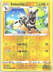 Zebstrika 054/185 Vivid Voltage Reverse Holo Uncommon