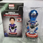 2023 MLB Baltimore Orioles Adley Rutschman Marvel Captain America Bobblehead NIB