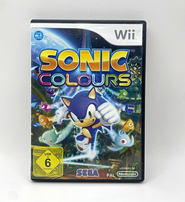 SEGA Sonic Colours für Nintendo Wii - PAL, USK 6, 2010, Handbuch