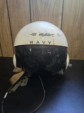 US Navy Gentex Helmet Assembly SPH-3 Dual Visor with headphones Rough