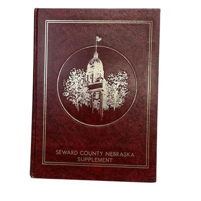 Vintage Seward County Nebraska History Supplement Genealogy Red HC USA 1983