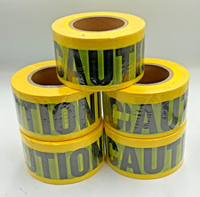 3 Inch Caution Tape 1000 Feet Rolls Pack of 5