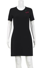 Marc By Marc Jacobs Embroidered Sequin Cherry Knit Dress In Black Multi