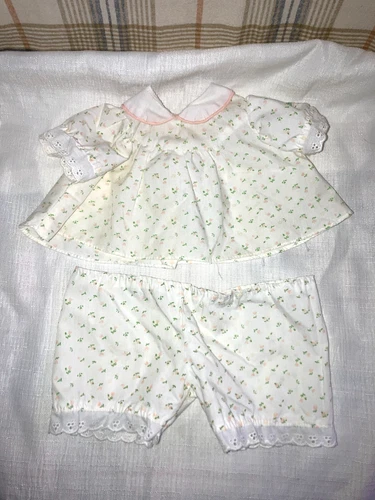 Vintage Cabbage Patch Kids/Doll Clothes  Rosebud Dress & Bloomers (614)