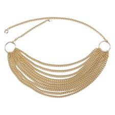 Versatile Multi Strands Chain Belt Elegant Jewelry Perfect For Music Festivals