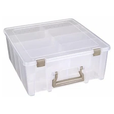 6990SO Super Satchel Double Deep Compartment Box - Art Storage with 8 Removab...