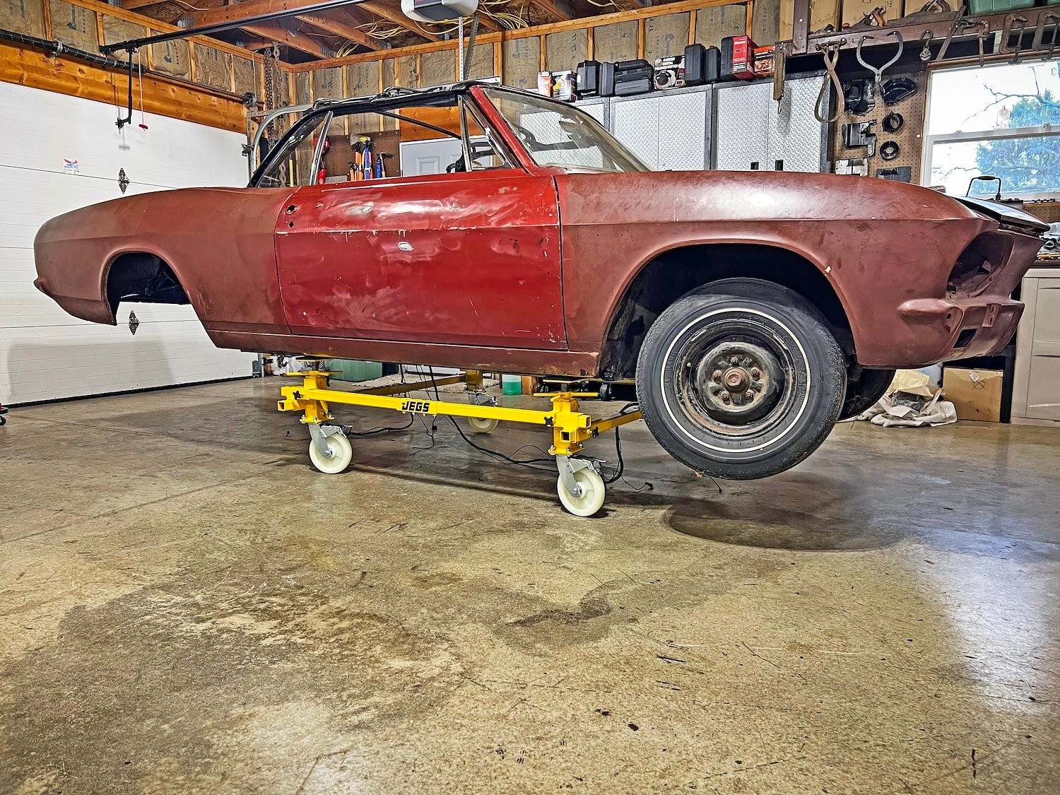 JEGS 81240 Auto Body Restoration Cart 2000 lb. Capacity