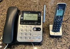 AT&T CL84100 1.9 GHz Dual Handsets Single Line Corded / Cordless Phone