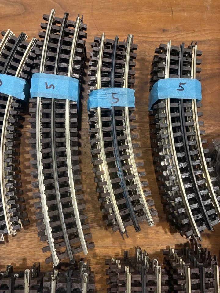 [T-O] 75 Atlas O Gauge Track Nickel Silver 6010 6052 6051 6044 6061 6063 & More - Image 4 of 4