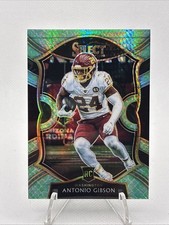 2020 Panini Select Antonio Gibson RC Dragon Scale Prizm Rookie Concourse #/67