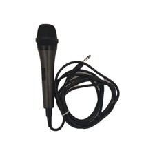 Microphone Long Cord Plug in High Grade Low Noise 9" Gray Mic Tested.