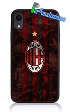 Cover custodia 2D logo milan calcio personalizzata