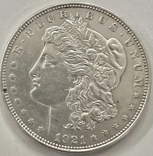 1921 P Morgan Silver Dollar in good condition,circulated