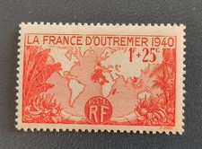 France année 1940 453 neuf luxe ** la France d'outre-mer ( 1 )