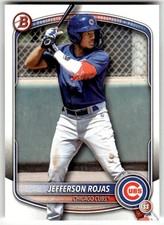2025 Bowman Draft #BD-75 Jefferson Rojas Chicago Cubs Baseball