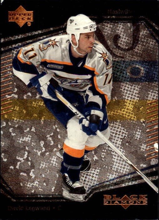 2000-01 Black Diamond #32 David Legwand - HKY