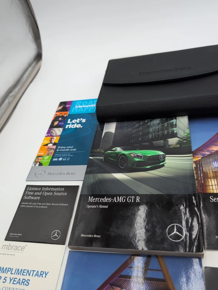 Mercedes Benz AMG GTR GT R 2018 manual del propietario juego original estuche fusible voz  Foto 2 de 4