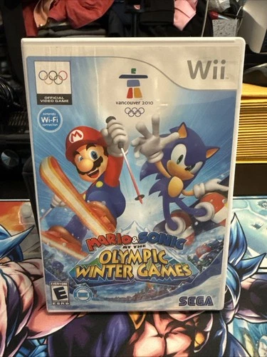 Mario & Sonic at the Olympic Winter Games (Wii, 2009) complete cib