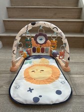Baby Play Gym Mat, Baby Gym Activity Center, Kick and Play Piano with Music a...