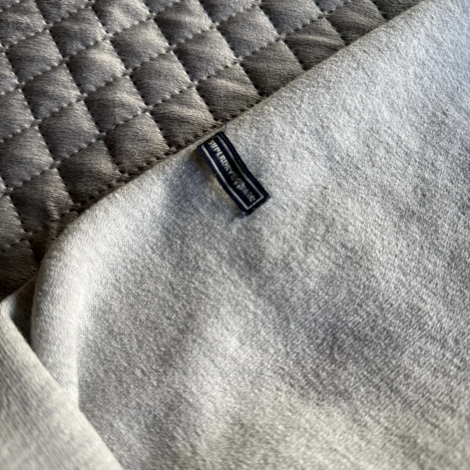 Superdry Sudadera con Capucha Gris Pullover Hombre Mediano Retro Spellout Serigrafía Logo Foto 4 de 4