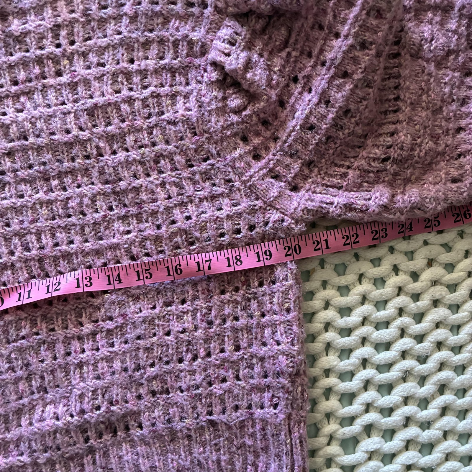 Universal Thread Sweater Womens Medium Purple Ope… - image 4