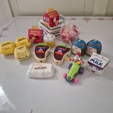 Lot of 14 Vintage 1980s McDonald s Changeables Food Transformer Toys