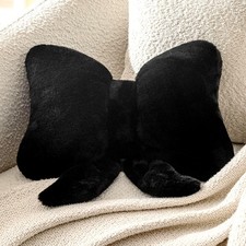 Throw Pillows Bow Pillow Butterfly Shaped Decorative Cute Pillows for Bed Sof...