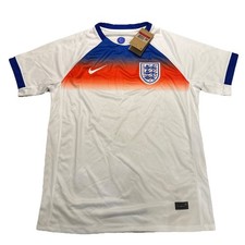 Nike England Fitted Football Shirt Dry Home Jersey Soccer Uniform T-Shirt