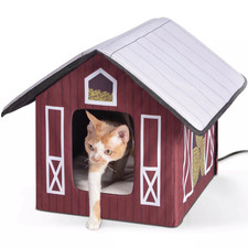 K H Pet Products Outdoor Kitty House 19 in x 22 in x 17 in