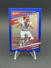 2021 Donruss #152 J.T. Realmuto Holo Blue