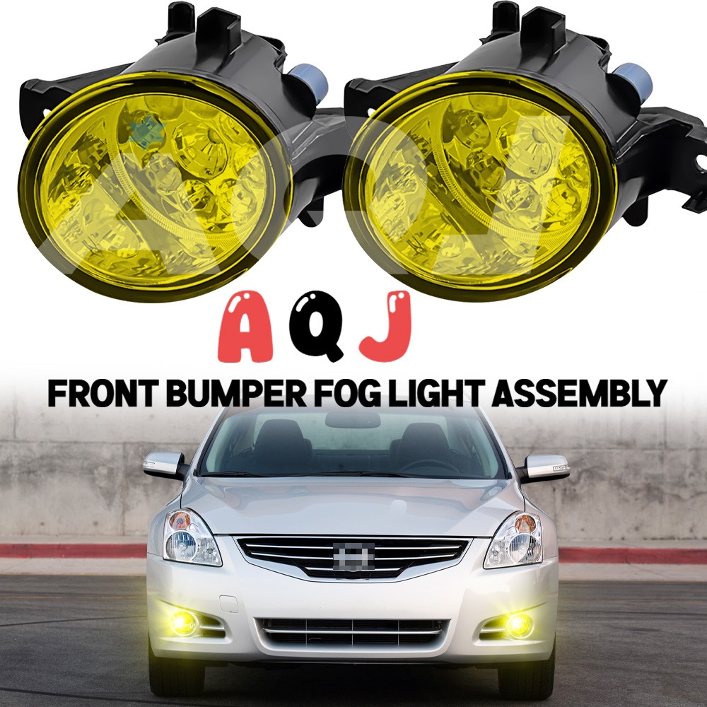 Pair of LED Yellow Bumper Fog Light Driving Lamps For Nissan Altima 2007-2016