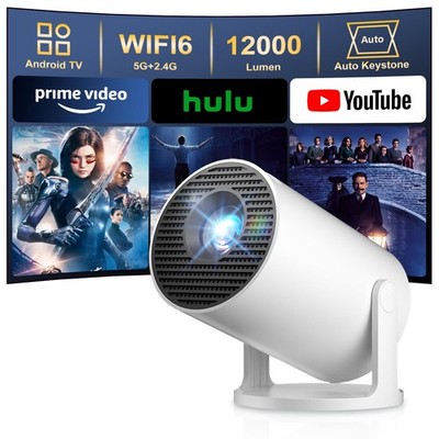 Salange HY300 PRO+ 2026 Mini-Projektor, 12000 Lumen 4K & 8K unterstützt, tragbar...
