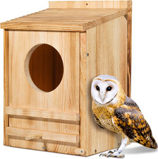 Large Barn Owl House,Owl Nesting Box for Outside,Wooden Nest House,Large Handmad